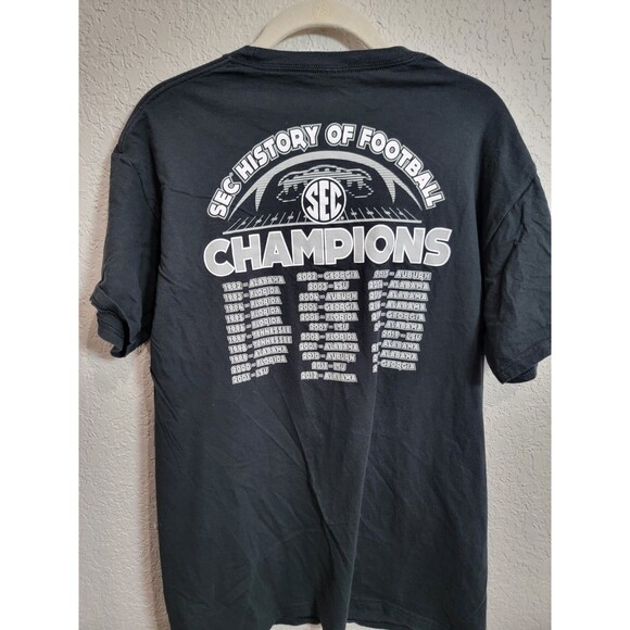 Vintage-style Atlanta Football SEC Championship 2023 T-shirt. Black Large - Picture 3 of 3